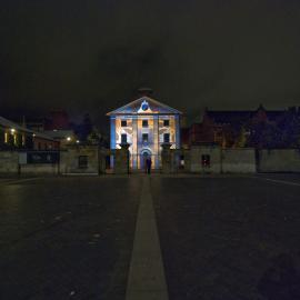 Christmas lights at the Hyde Park Barracks, Macquarie Street, 2008