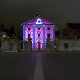 Christmas lights at the Hyde Park Barracks, Macquarie Street, 2008