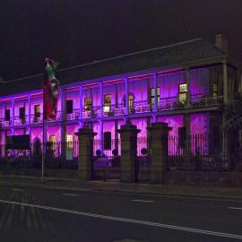 Christmas lights at the Mint building, Macquarie Street 2008