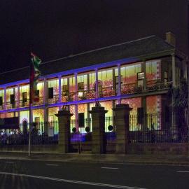 Christmas lights at the Mint building, Macquarie Street 2008