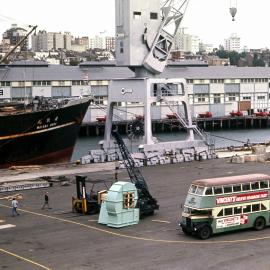 Site Fence Image - Woolloomooloo Bay wharves, 1971 