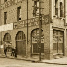 Fascia Image - At the corner of Sussex and Hay Streets Haymarket, 1910