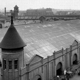 Fascia Image - Municipal Fruit and Vegetable Markets, Haymarket, circa 1920