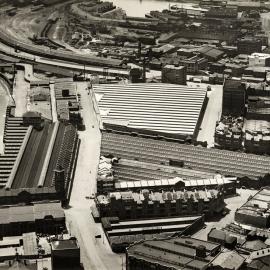 Site Fence Image - Aerial view of Municipal Markets, Haymarket, circa 1932