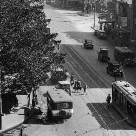 Fascia Image - View west along Parramatta Road from the corner of City Road and Broadway Glebe, 1929