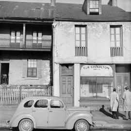 Site Fence Image - Glebe Point Road, western side between Mitchell Street and Derby Place Glebe, 1954