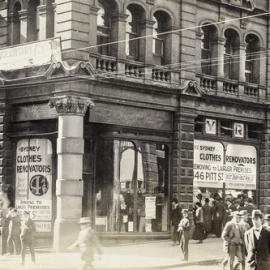 Fascia Image - Martin Place at the corner of Pitt Street Sydney, 1917