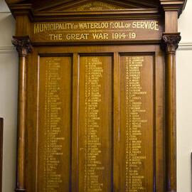 Waterloo Library WW1 Honour Board, Elizabeth Street Waterloo, 2014