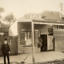 Site Fence Image - Saddle Shop Parramatta Road, between Lyons Road and Layton Street Camperdown, circa 1909