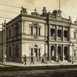 Site Fence Image - Camperdown Town Hall, at the corner of Parramatta Road and Mallet Street Camperdown, 1916