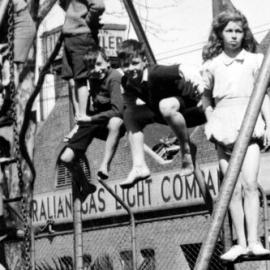 Fascia Image - Children's playground, Australia Street Camperdown, 1950s