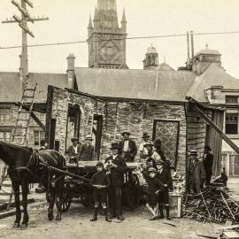 Site Fence Image - House relocation, Brown Street Camperdown, 1916