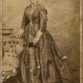 Studio portrait of Margaret, relative of Mayor John Harris, George Street Sydney, circa 1870