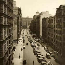Site Fence Image - Martin Place, view west from Castlereagh Street Sydney, 1933