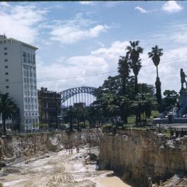 Cahill Expressway tunnel construction, Sydney, 1959