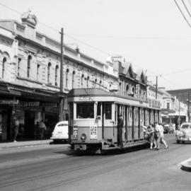 Site Fence Image - Oxford Street, view south-east from Elizabeth Street Paddington, 1960