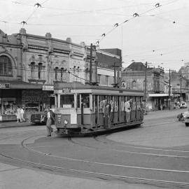 Site Fence Image - Oxford Street, view east from Greens Road Paddington, 1960