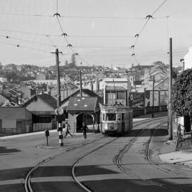 Site Fence Image - Gurner Street, view south-east at Cascade Street Paddington, 1959