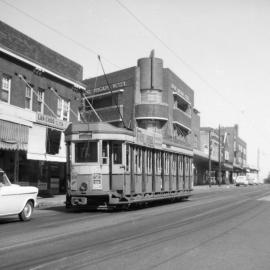 Site Fence Image - Oxford Street, view south-east from Jersey Road Paddington, 1959