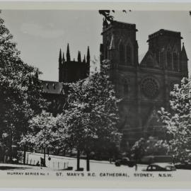 St Mary's Cathedral, College Street Sydney, no date