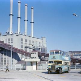 Site Fence Image - Pyrmont Power Station, view south from Pirrama Road Pyrmont, 1972