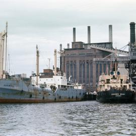 Site Fence Image - Vessels Harwood and Stephen Brown, Elizabeth Bay Pyrmont, 1973