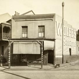 Site Fence Image - Pyrmont Bridge Road at Little Edward Street Pyrmont, 1911