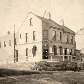 Site Fence Image - At the corner of Quay and Hay Streets Haymarket, circa 1910