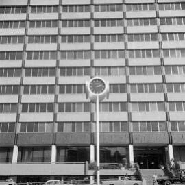 Seiko Clock installation, Alfred Street Circular Quay, 1971