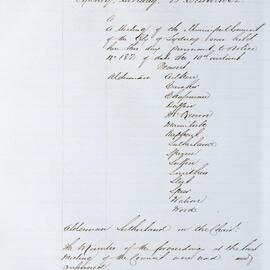 Minutes of Council - Meeting no. 0191, 13 Oct 1862 [Municipal Council of Sydney]