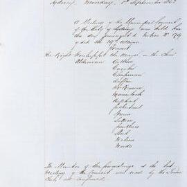 Minutes of Council - Meeting no. 0187, 01 Sep 1862 [Municipal Council of Sydney]