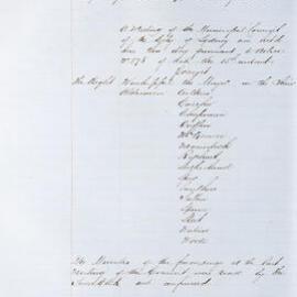 Minutes of Council - Meeting no. 0186, 18 Aug 1862 [Municipal Council of Sydney]