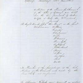 Minutes of Council - Meeting no. 0182, 23 Jun 1862 [Municipal Council of Sydney]