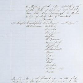 Minutes of Council - Meeting no. 0179, 12 May 1862 [Municipal Council of Sydney]