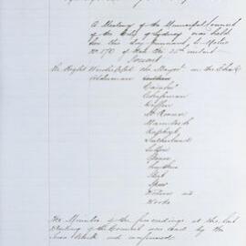 Minutes of Council - Meeting no. 0178, 28 Apr 1862 [Municipal Council of Sydney]