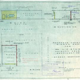 Plan - Sydney Showgrounds Moore Park, Proposed Mirror Maze, 1966