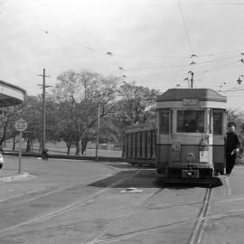 Site Fence Image - City Road at the corner of Cleveland Street Chippendale, 1957