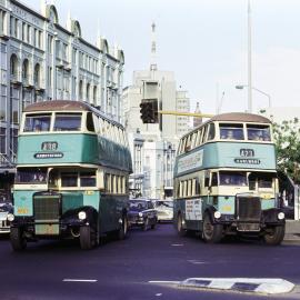 Site Fence Image - Broadway, view east at City Road Chippendale, 1971