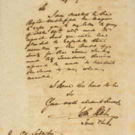 Letter - Expedite the execution of the Bonds of Surety for Town Clerk and City Treasurer 1850