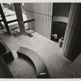 Interior, Level 2 entry to Town Hall House, Kent Street Sydney, circa 1977