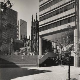 St Andrews Cathedral, school and Sydney Square, circa 1977