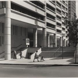 St Andrews Cathedral School from Bathurst Street Sydney, circa 1977