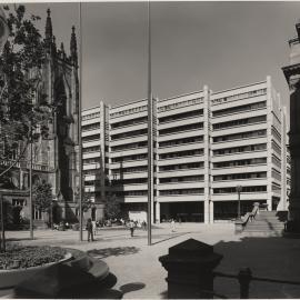 St Andrews Cathedral School from Bathurst Street Sydney, circa 1977