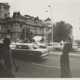 Sydney Town Hall and Gresham Hotel, George Street Sydney, circa 1973