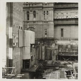 Construction of Town Hall House, Kent Street Sydney, circa 1973