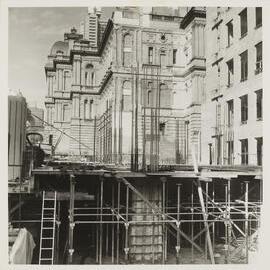 Construction of Town Hall House, Kent Street Sydney, circa 1973