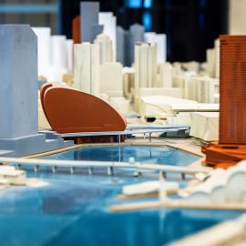 A portion of the city model showing part of Darling Harbour, Sydney, 2023