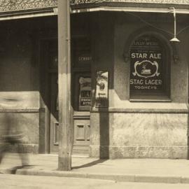 Fascia Image - At the corner of Elizabeth and Albion Streets Surry Hills, 1924