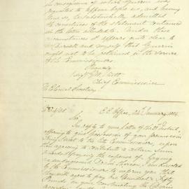 Letter - Agreement to contribute towards cost of underground drain at King Street property, 1854