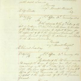 Letter - Advice of appointment of WB Rider as Chief Engineer, 1854